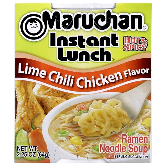 Maruchan Habanero Lime Chili Chicken Flavored Ramen Noodle Soup, 12 x 2.25 oz Case - DOT product image 2
