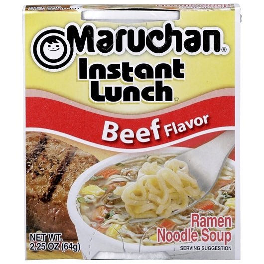 Maruchan Beef Flavored Ramen Noodle Soup, 12 x 2.25 oz Case - DOT product image 2