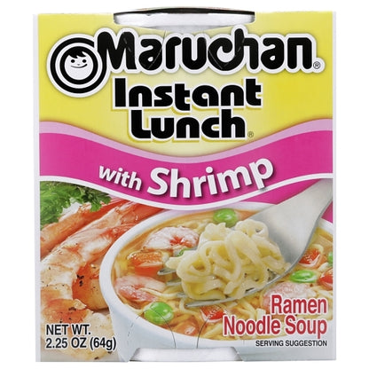 Maruchan Shrimp Ramen Noodle Soup, 12 x 2.25 oz Case - DOT product image 2