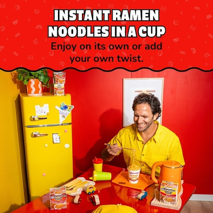 Maruchan Hot & Spicy Beef Flavored Ramen Noodle Soup, 12 x 2.25 oz Case - DOT product image 8