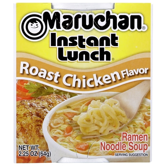 Maruchan Roast Chicken Flavored Ramen Noodle Soup, 12 x 2.25 oz Case - DOT product image 2