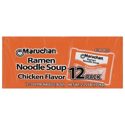 Maruchan Chicken Flavored Noodle Soup, 1 x 36 oz Case - DOT product image 4