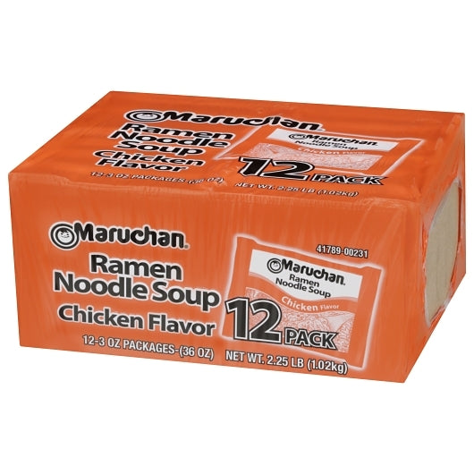 Maruchan Chicken Flavored Noodle Soup, 1 x 36 oz Case - DOT product image 3