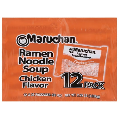 Maruchan Chicken Flavored Noodle Soup, 1 x 36 oz Case - DOT product image 5