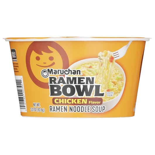 Maruchan Chicken Flavor Ramen Noodle Soup, 6 x 3.31 oz Case - DOT product image 2
