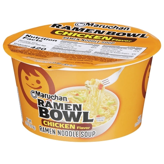 Maruchan Chicken Flavor Ramen Noodle Soup, 6 x 3.31 oz Case - DOT product image 5