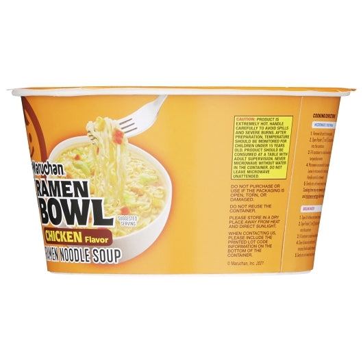 Maruchan Chicken Flavor Ramen Noodle Soup, 6 x 3.31 oz Case - DOT product image 8