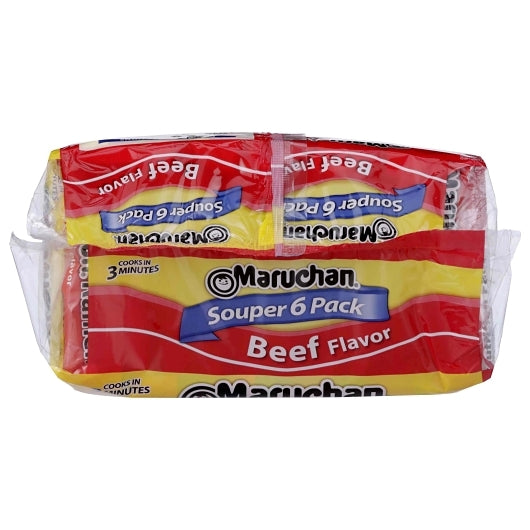 Maruchan Beef Flavored Ramen Noodle Soup, 4 x 18 oz Case - DOT product image 7