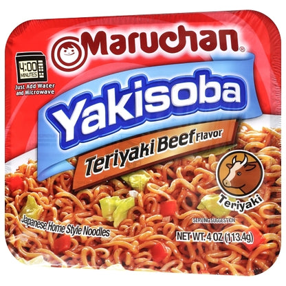 Maruchan Teriyaki Beef Flavored Home Style Japanese Noodles, 8 x 4 oz Case - DOT product image 5