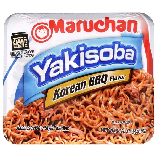 Maruchan Korean Bbq Flavored Home Style Japanese Noodles, 8 x 4.12 oz Case - Prepared Foods