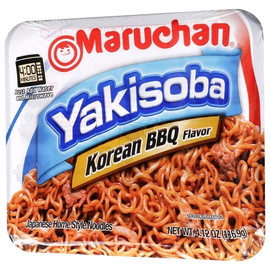 Maruchan Korean Bbq Flavored Home Style Japanese Noodles, 8 x 4.12 oz Case - DOT product image 5
