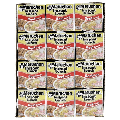 Maruchan Beef Flavored Ramen Noodle Soup, 12 x 2.25 oz Case - DOT product image 7
