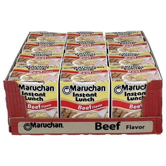 Maruchan Beef Flavored Ramen Noodle Soup, 12 x 2.25 oz Case - DOT product image 5