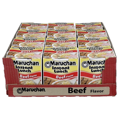 Maruchan Beef Flavored Ramen Noodle Soup, 12 x 2.25 oz Case - DOT product image 5
