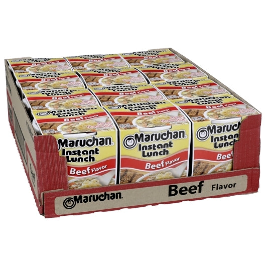Maruchan Beef Flavored Ramen Noodle Soup, 12 x 2.25 oz Case - DOT product image 3