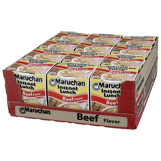 Maruchan Beef Flavored Ramen Noodle Soup, 12 x 2.25 oz Case - DOT product image 4