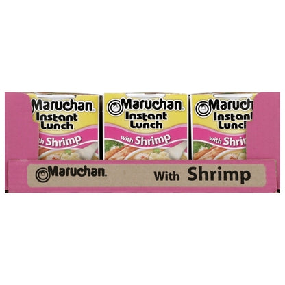 Maruchan Shrimp Ramen Noodle Soup, 12 x 2.25 oz Case - DOT product image 6