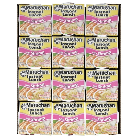 Maruchan Shrimp Ramen Noodle Soup, 12 x 2.25 oz Case - DOT product image 7