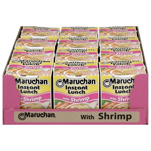 Maruchan Shrimp Ramen Noodle Soup, 12 x 2.25 oz Case - DOT product image 5