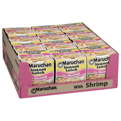 Maruchan Shrimp Ramen Noodle Soup, 12 x 2.25 oz Case - DOT product image 3