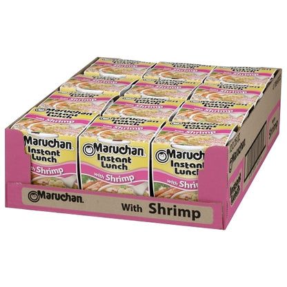 Maruchan Shrimp Ramen Noodle Soup, 12 x 2.25 oz Case - DOT product image 4