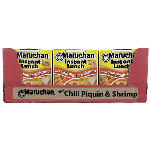 Maruchan Hot & Spicy With Chili Piquin & Shrimp Flavored Ramen Noodle Soup, 12 x 2.25 oz Case - DOT product image 5