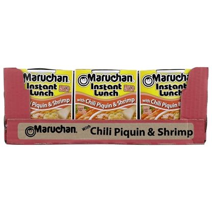 Maruchan Hot & Spicy With Chili Piquin & Shrimp Flavored Ramen Noodle Soup, 12 x 2.25 oz Case - DOT product image 5