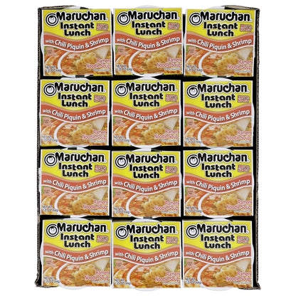 Maruchan Hot & Spicy With Chili Piquin & Shrimp Flavored Ramen Noodle Soup, 12 x 2.25 oz Case - DOT product image 6