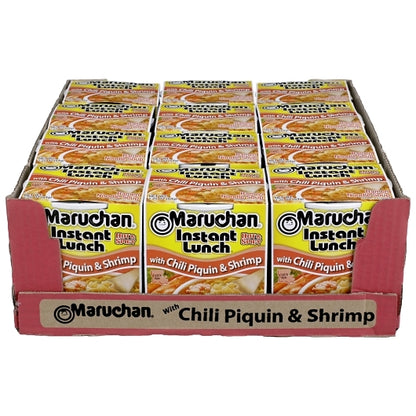 Maruchan Hot & Spicy With Chili Piquin & Shrimp Flavored Ramen Noodle Soup, 12 x 2.25 oz Case - DOT product image 4