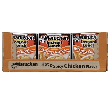 Maruchan Hot & Spicy Chicken Flavored Ramen Noodle Soup, 12 x 2.25 oz Case - DOT product image 6