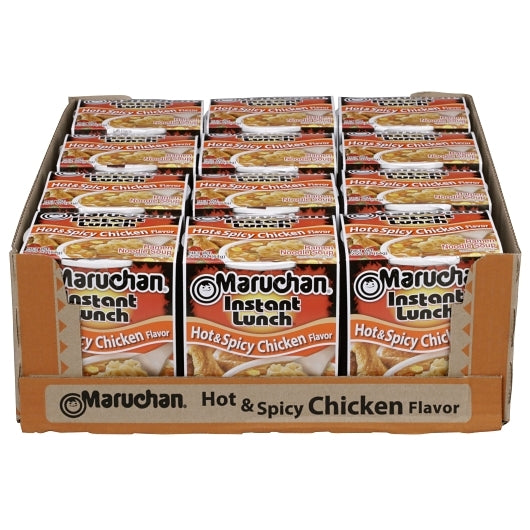 Maruchan Hot & Spicy Chicken Flavored Ramen Noodle Soup, 12 x 2.25 oz Case - DOT product image 5