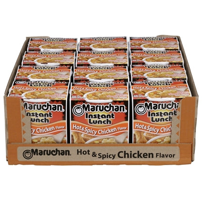 Maruchan Hot & Spicy Chicken Flavored Ramen Noodle Soup, 12 x 2.25 oz Case - DOT product image 5