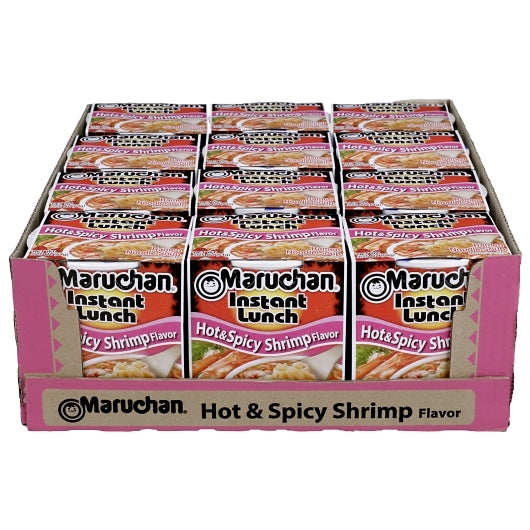 Maruchan Hot & Spicy Shrimp Flavored Ramen Noodle Soup, 12 x 2.25 oz Case - DOT product image 5