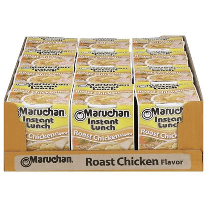 Maruchan Roast Chicken Flavored Ramen Noodle Soup, 12 x 2.25 oz Case - DOT product image 4
