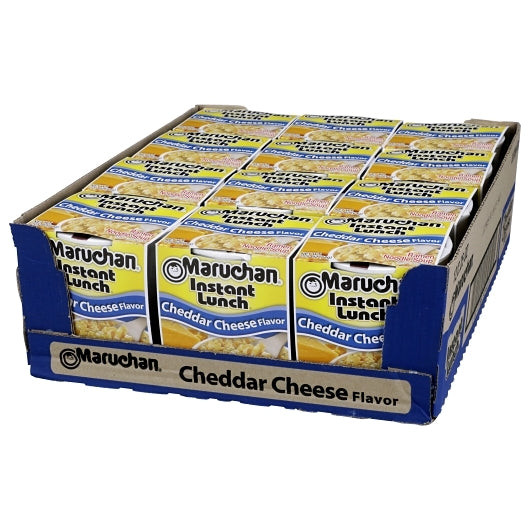 Maruchan Cheddar Cheese Flavored Ramen Noodle Soup, 12 x 2.25 oz Case - DOT product image 4