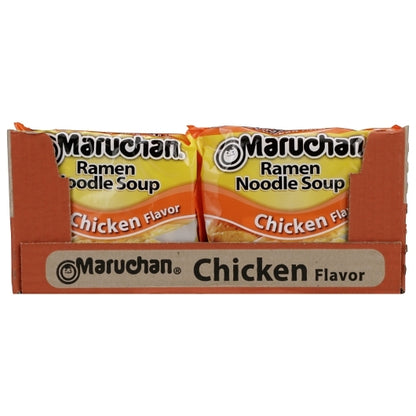 Maruchan Chicken Flavored Ramen Noodle Soup, 24 x 3 oz Case - DOT product image 5