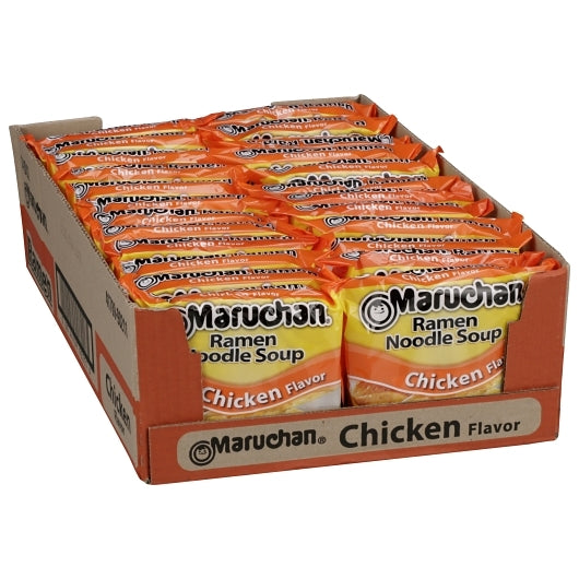 Maruchan Chicken Flavored Ramen Noodle Soup, 24 x 3 oz Case - DOT product image 2