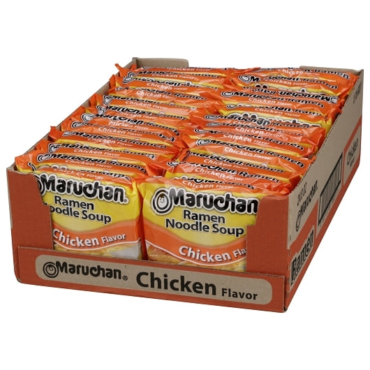Maruchan Chicken Flavored Ramen Noodle Soup, 24 x 3 oz Case - DOT product image 3