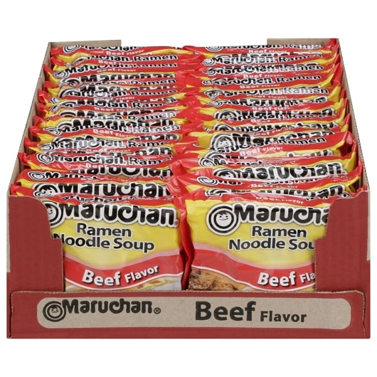 Maruchan Beef Flavored Ramen Noodle Soup, 24 x 3 oz Case - DOT product image 5
