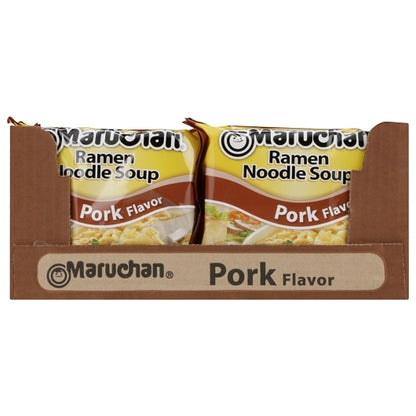 Maruchan Pork Flavored Ramen Noodle Soup, 24 x 3 oz Case - DOT product image 5