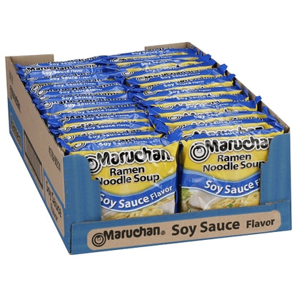 Maruchan Soy Sauce Flavored Ramen Noodle Soup, 24 x 3 oz Case - DOT product image 3