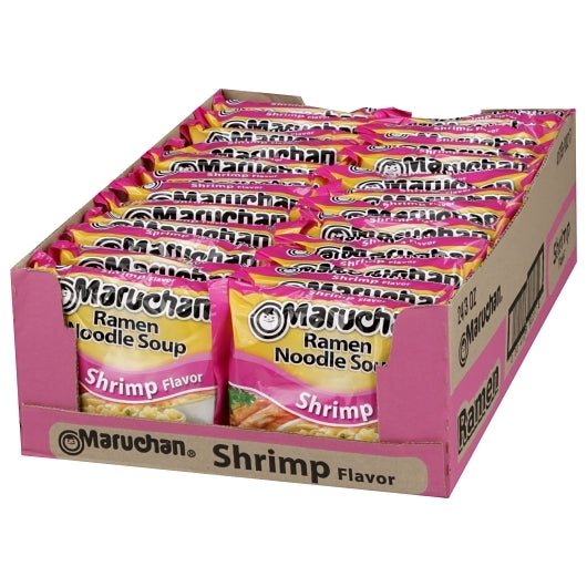 Maruchan Shrimp Flavored Ramen Noodle Soup, 24 x 3 oz Case - DOT product image 4
