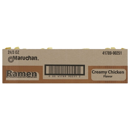 Maruchan Creamy Chicken Flavored Ramen Noodle Soup, 24 x 3 oz Case - DOT product image 8