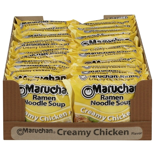Maruchan Creamy Chicken Flavored Ramen Noodle Soup, 24 x 3 oz Case - DOT product image 5