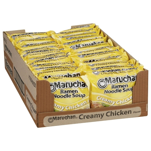 Maruchan Creamy Chicken Flavored Ramen Noodle Soup, 24 x 3 oz Case - DOT product image 3