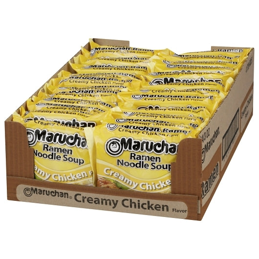Maruchan Creamy Chicken Flavored Ramen Noodle Soup, 24 x 3 oz Case - DOT product image 4