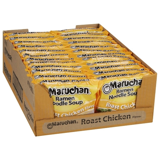 Maruchan Roast Chicken Flavored Ramen Noodle Soup, 24 x 3 oz Case - DOT product image 2