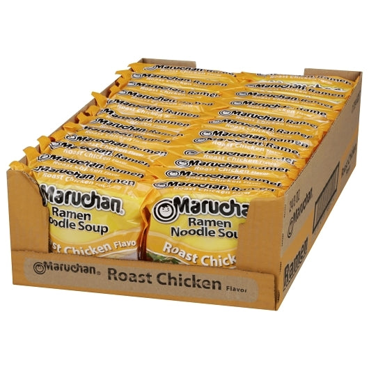 Maruchan Roast Chicken Flavored Ramen Noodle Soup, 24 x 3 oz Case - DOT product image 3