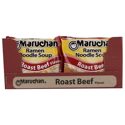 Maruchan Roast Beef Flavored Ramen Noodle Soup, 24 x 3 oz Case - DOT product image 5
