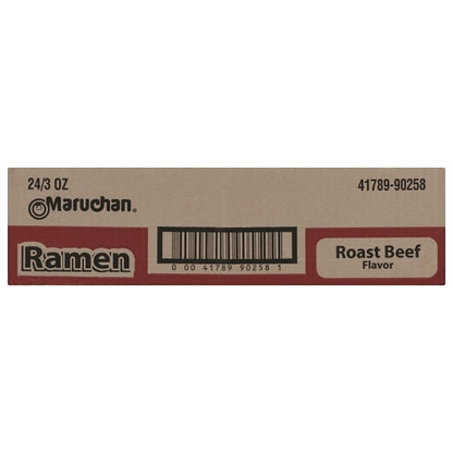 Maruchan Roast Beef Flavored Ramen Noodle Soup, 24 x 3 oz Case - DOT product image 8